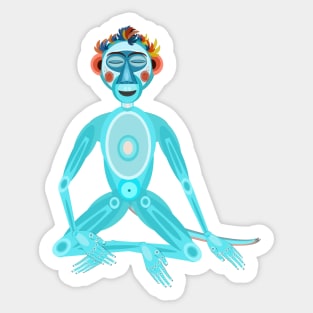 MOONKEY the Monkey - MEDITATION - BREATH Sticker